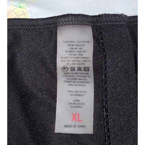 Mrs. Spicy Women's Sexy Cute design One-piece Black Pineapple Swimwear XL 1089 - Picture 10 of 11